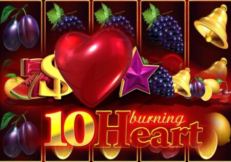 10 Burning Heart от Amusnet: Игровой автомат с фруктами