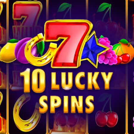 10 Lucky Spins от 1Spin4Win: Игровой автомат с фруктами 777