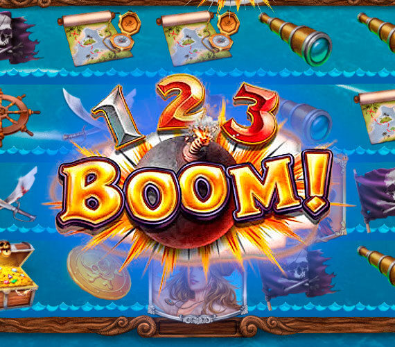 123 Boom! от 4ThePlayer: Игровой автомат о пиратах