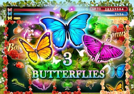 Игровой автомат 3 Butterflies от Red Rake об animals