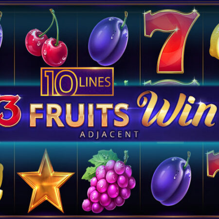 3 Fruits Win: 10 Lines от Playson – Игровой автомат 777