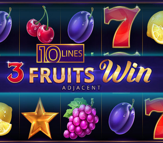 3 Fruits Win: 10 Lines от Playson – Игровой автомат 777