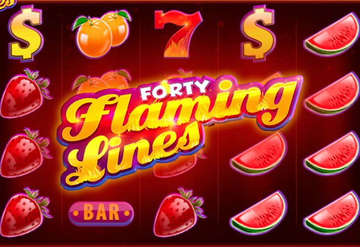 40 Flaming Lines - Zeus Play