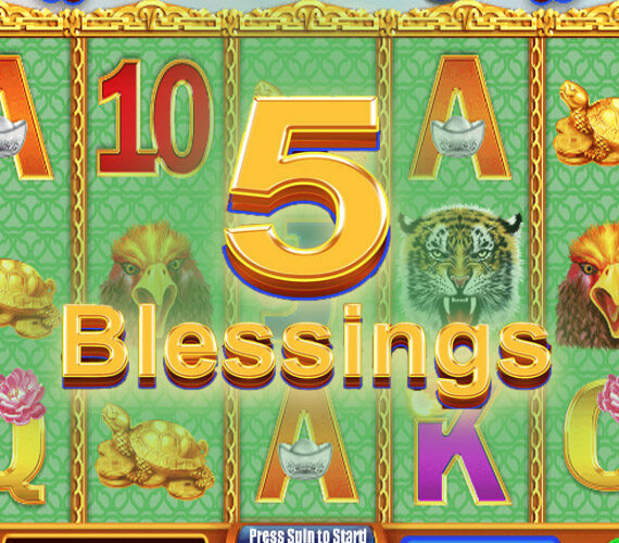 5 Blessings от August Gaming: Игровой автомат об Азии и драконах