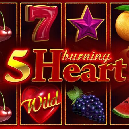 5 Burning Heart от Amusnet: Игровой автомат с фруктами