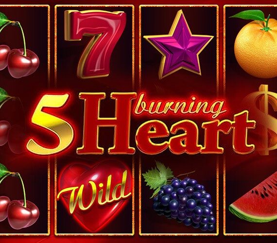 5 Burning Heart от Amusnet: Игровой автомат с фруктами