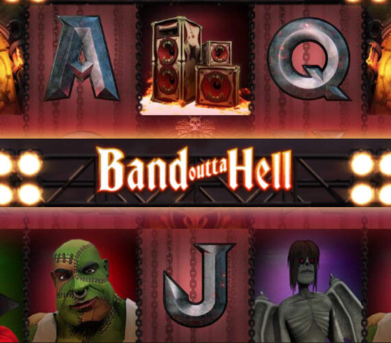 Игровой автомат Band Outta Hell от Saucify о музыке