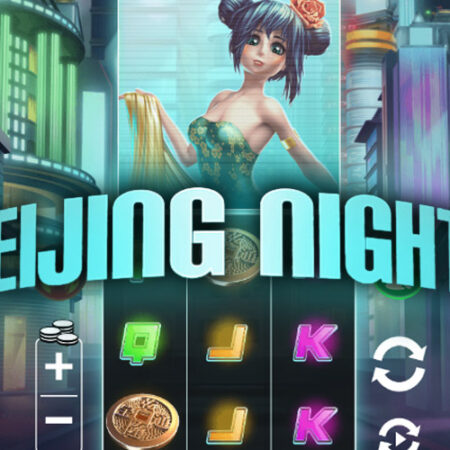Игровой автомат Beijing Nights от Saucify в неоновом стиле