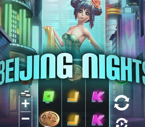 Игровой автомат Beijing Nights от Saucify в неоновом стиле