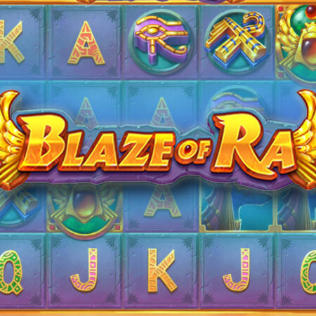 Игровой автомат Blaze of Ra от Push Gaming об Египте