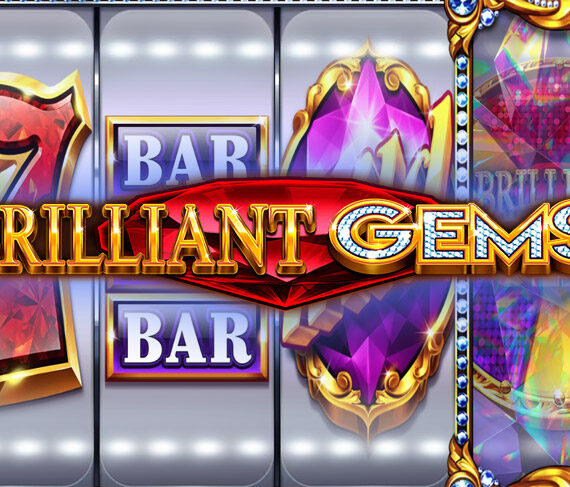 Игровой автомат Brilliant Gems от Ruby Play: алмазы 777