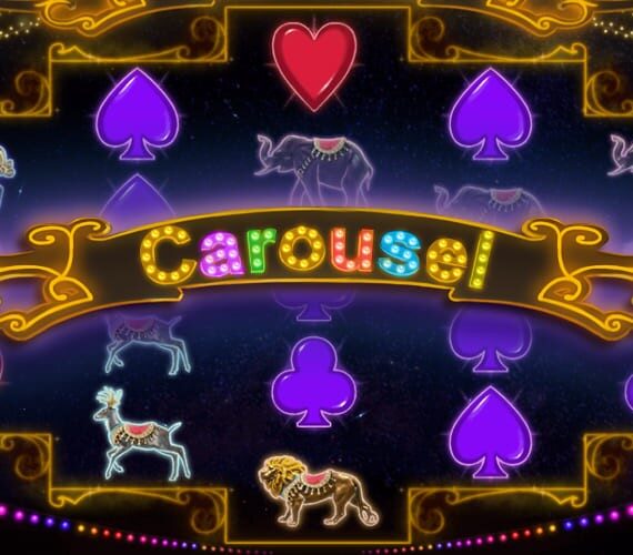 Игровой автомат Carousel от Fugaso в жанре неон