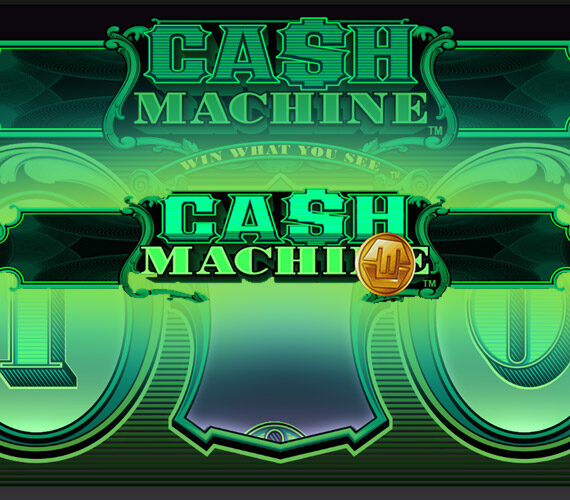 Игровой автомат Cash Machine от Everi в неоновом стиле