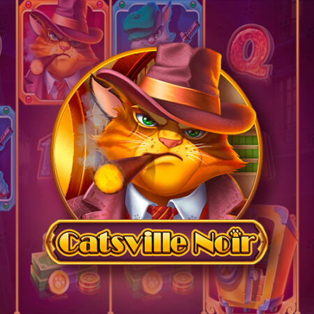 Catsville Noir от Playbro: игровой автомат о преступлениях животных