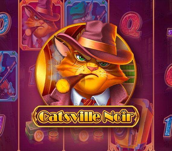 Catsville Noir от Playbro: игровой автомат о преступлениях животных