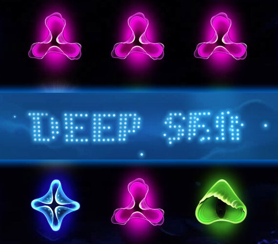 Игровой автомат Deep Sea от BGaming в неоновом стиле