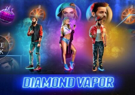 Игра Diamond Vapor от Endorphina: неоновый 3D автомат