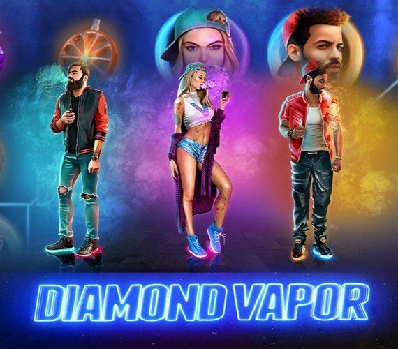 Игра Diamond Vapor от Endorphina: неоновый 3D автомат