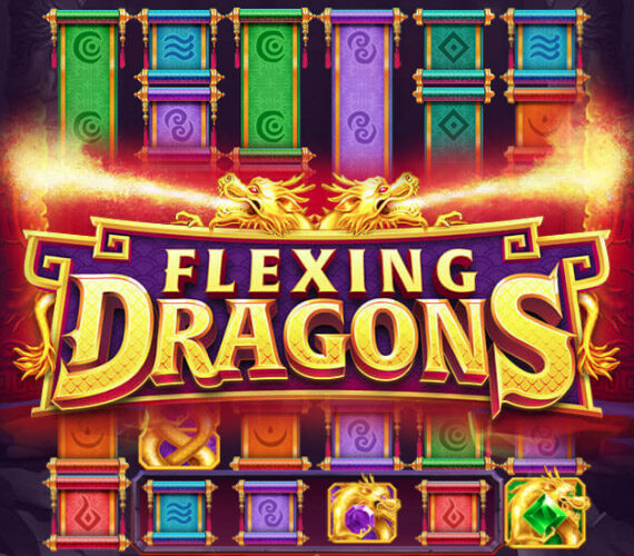 Игровой автомат Flexing Dragons от Onetouch с драконами