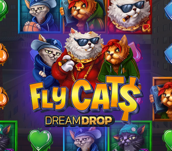 Fly Cats Dream Drop от Relax Gaming: Игровой автомат о животных