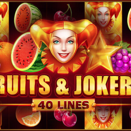 Fruits & Jokers: 40 lines от Playson – игровой автомат