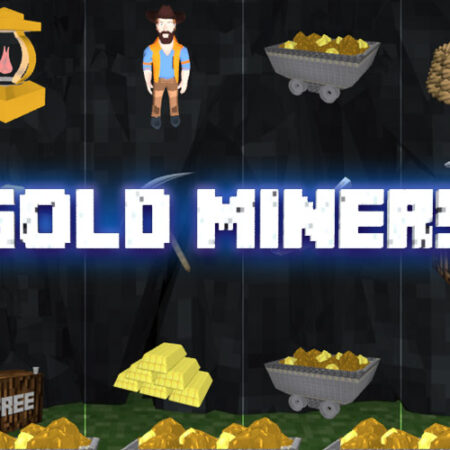 Игровой автомат Gold Miners от MrSlotty о сокровищах