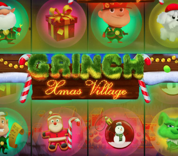 Grinch Xmas Village от Giocaonline — игровой автомат Новый год