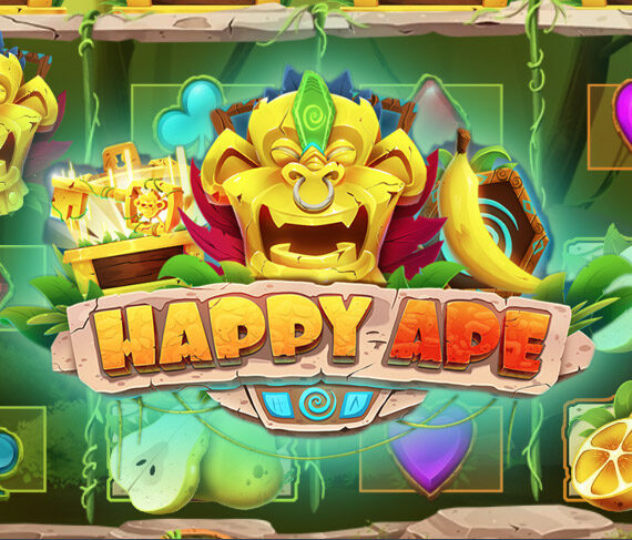 Игровой автомат Happy Ape от Habanero: животные и фрукты