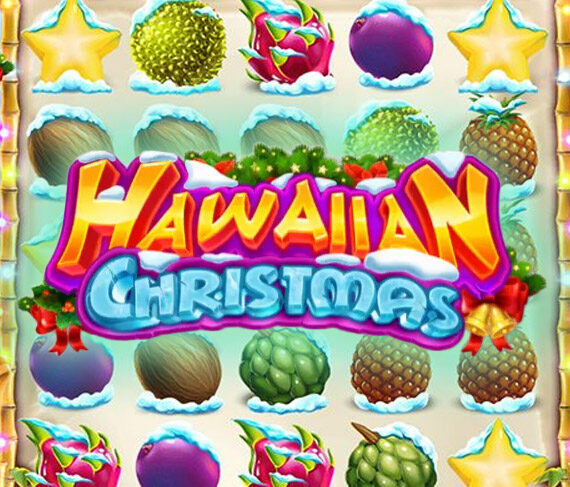 Игровой автомат Hawaiian Christmas от GameArt: Новый год и фрукты