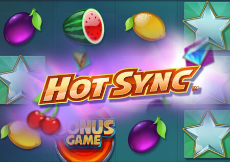 Игровой автомат Hot Sync от Quickspin: Фрукты и Алмазы