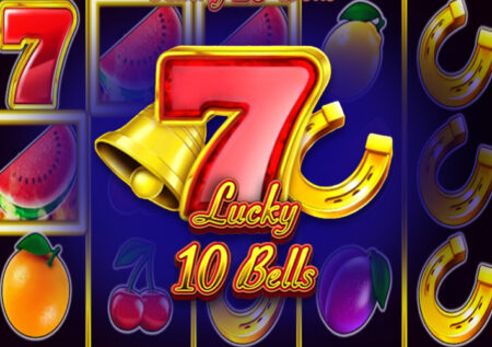 Игровой автомат Lucky 10 Bells от 1Spin4Win: фрукты, 777