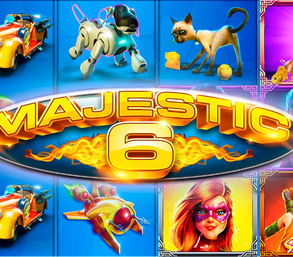 Majestic 6 от Slotvision: 3D комиксный игровой автомат