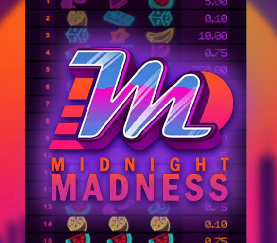 Midnight Madness от Spearhead: игровой автомат неон тематики