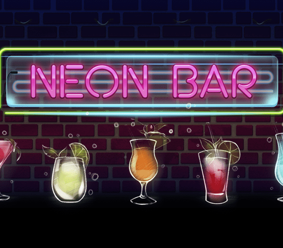 Игровой автомат Neon Bar от Belatra: Фрукты в неоновом стиле