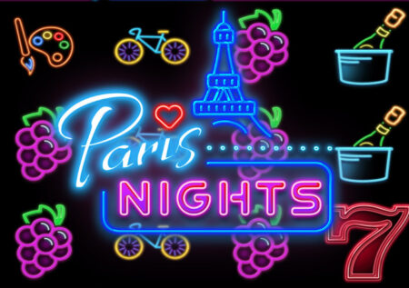 Игровой автомат Paris Nights от Booming Games неон tema