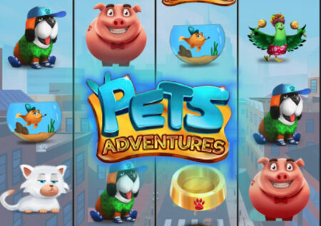 Животные в игровом автомате Pets Adventures от Giocaonline