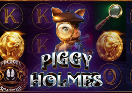 Piggy Holmes от GameArt: Криминальный игровой автомат