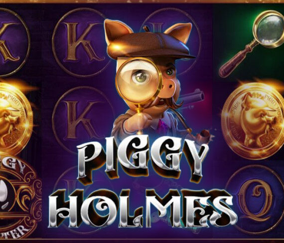 Piggy Holmes от GameArt: Криминальный игровой автомат