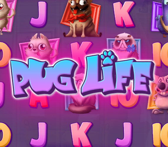 Игровой автомат Pug Life от Hacksaw Gaming о животных