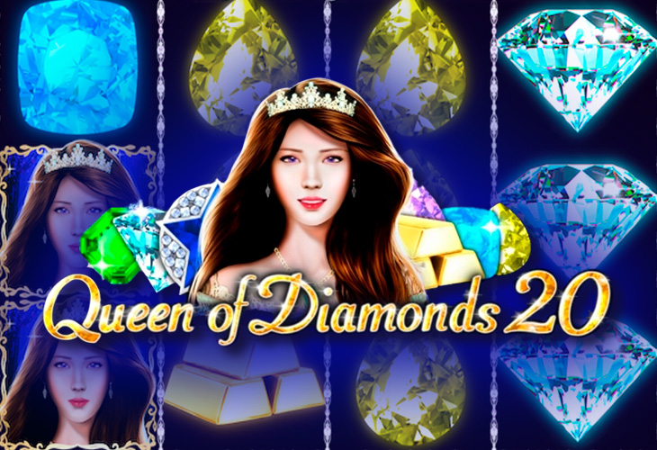 Queen of Diamonds 20 - 1Spin4Win