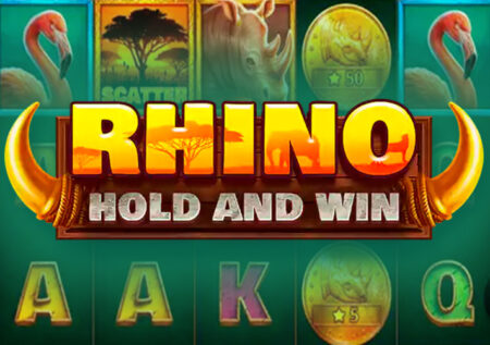 Rhino Hold and Win от Booming Games: игровой автомат животных