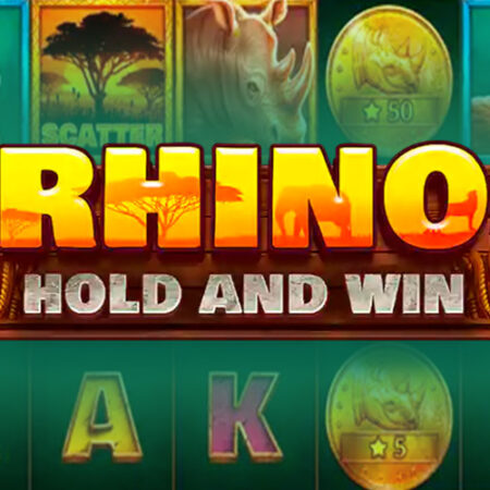Rhino Hold and Win от Booming Games: игровой автомат животных