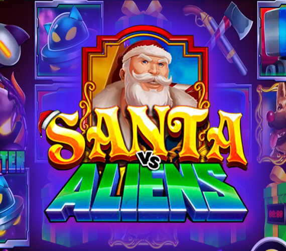 Santa vs Aliens от Swintt: Новый год в игровом автомате