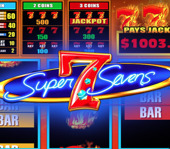 Игровой автомат Super Sevens от GMW: 777 классика