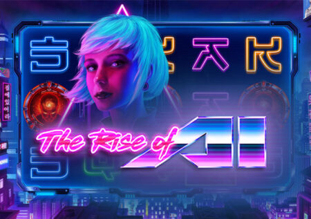 The Rise of AI от Endorphina: Неоновый фантастический слот
