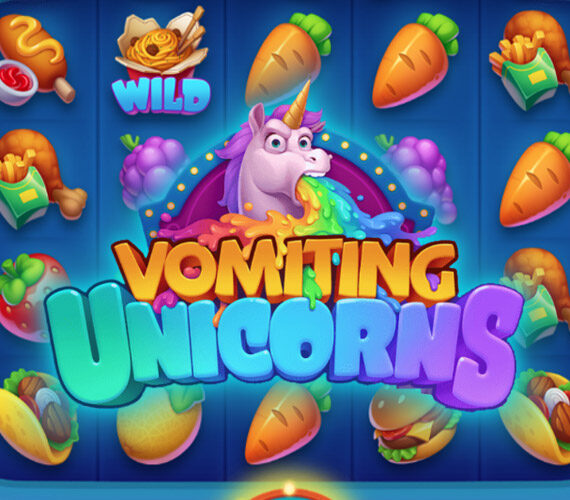 Vomiting Unicorns от Gluck-Gamevy: Фруктовый игровой автомат