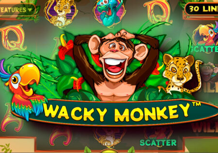 Wacky Monkey от Spinomenal – игровой автомат на тему животных