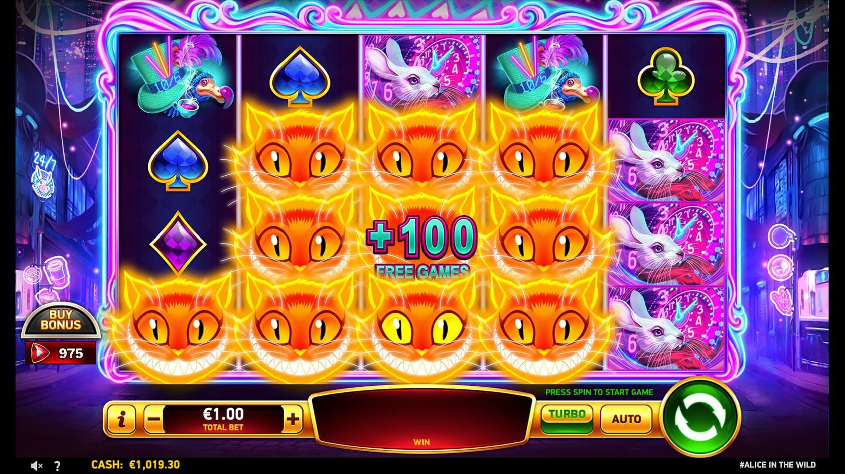 Alice in the Wild - бонусные функции