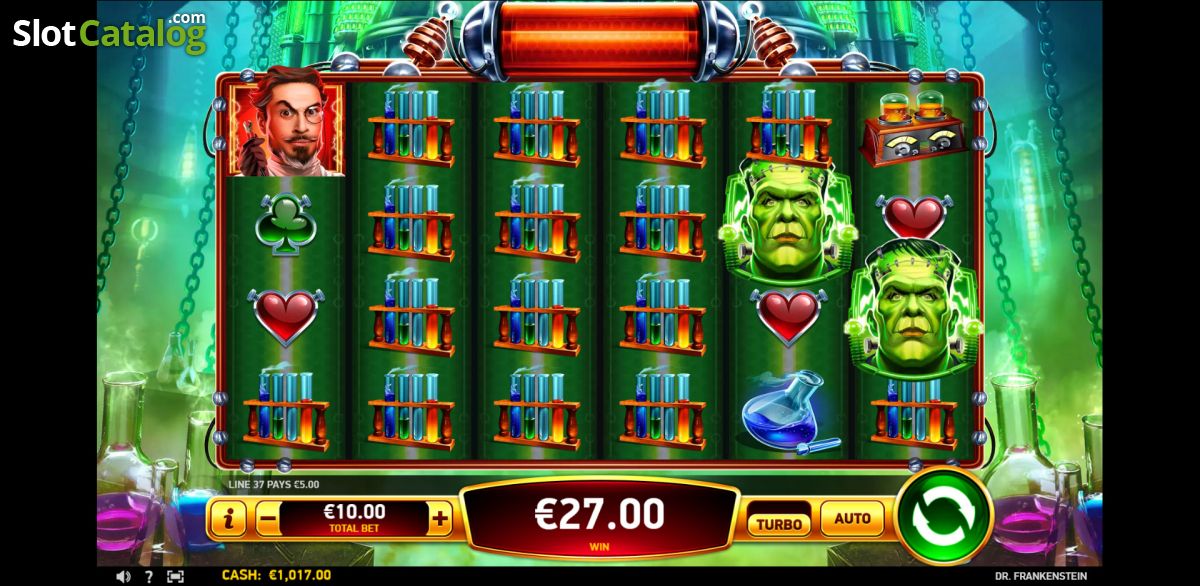 Dr. Frankenstein - символы и выигрыши
