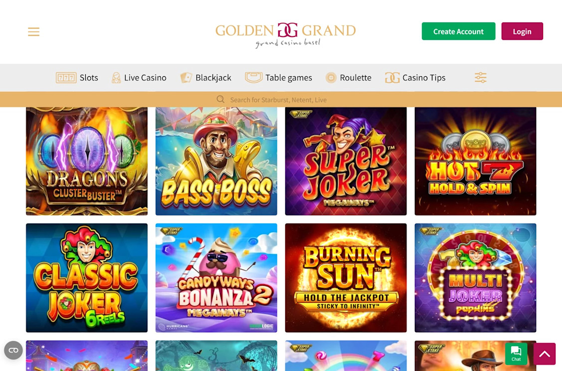 Скриншот слота Golden Grand от Design Works Gaming